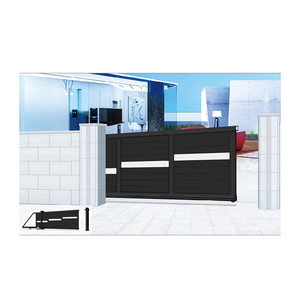 Portes d'entrée en aluminium personnalisées de haute qualité Porte coulissante d'allée automatique pour jardin - Product Image 5