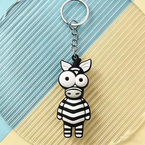 Wholesale Eco-Friendly Soft PVC Rubber Keychain <b>Custom</b> Logo 2D 3D UV Printing Durable Personal Design Promotion Gift <b>Key</b> Holder - Product Image 5