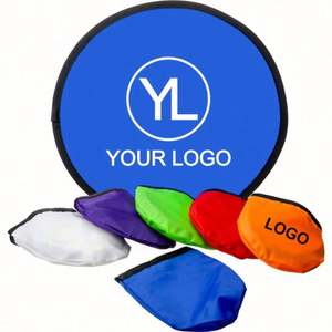 Disco Volador Plegable Personalizado con Bolsa - Color y Logotipo Personalizados para Uso Promocional - Product Image 1
