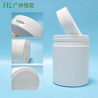 Contenants d'emballage pour produits médicaux écologiques de 500 ml, en forme de capsule, de poudre ou de pilule, avec bouchon détachable, en plastique HDPE, bouteille vide
