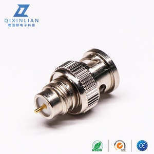 Chất lượng đồng nguyên chất <span class=keywords><strong>BNC</strong></span> tiêm đúc đầu 180 ° hàn dây loại nam cắm ổ cắm - Product Image 5