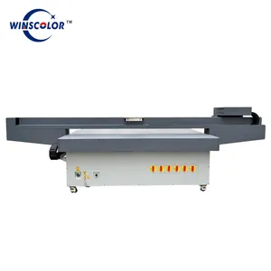 Winscolor 250x130cm imprimante numérique uv à plat 2513 avec tête d'impression RICOH pour impression acrylique