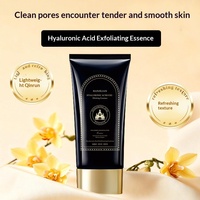 Crème exfoliante à l'acide hyaluronique pour hommes, hydratation rafraîchissante et lissante pour tous types de peau