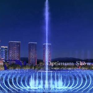 ضوء LED من الفولاذ المقاوم للصدأ Boquillas Fuentes danstantes موسيقى راقصة بحيرة في الهواء الطلق المياه العائمة النافورة - Product Image 5