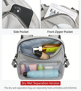 Sac de <span class=keywords><strong>voyage</strong></span> d'affaires à prix abordable, sac de sport personnalisé avec logo, sac de week-end pour voyageur, sac de rangement, nombreux styles en stock, sac fourre-tout pour fitness et yoga - Product Image 4