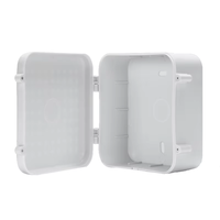 Boîtier de connexion étanche pour caméra CCTV extérieure en plastique ABS, boîtier de sécurité résistant aux intempéries, blanc