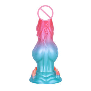 Fantasía NNSX animal silicona caballo Gallo perro consolador suave punto G consolador juguete sexual fuerte ventosa deja tus manos libres - Product Image 4