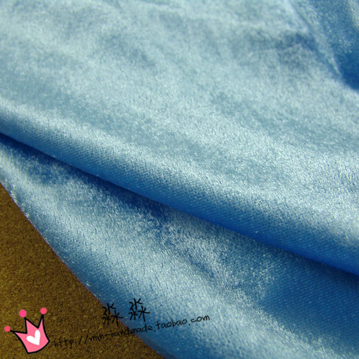 fabrics luxurious sky blue