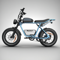 DYNALION 48v Sepeda Gunung Lipat Murah untuk Dewasa, Sepeda Listrik Retro Hybrid, Sepeda Listrik Gunung, Sepeda Listrik Ban Lebar