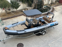 Bateau semi-rigide Haide 7m, fabriqué en Chine, modèle RIB700, en aluminium, bateau semi-rigide de luxe, bateau semi-rigide gonflable, bateau semi-rigide fabriqué en Chine.