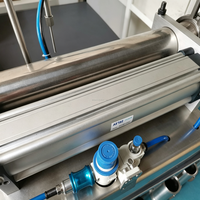 Équipement de remplissage semi-automatique horizontal à piston pneumatique pour sauces, huiles et shampoings en bouteille