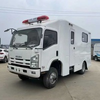 Isuzu nouvel état Ambulance diesel/essence avec grand espace cabine Ambulance de transfert de pression négative