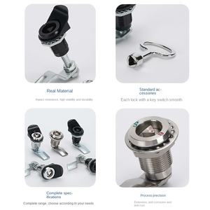 トライアングルMS816耐久研磨キーロックテレスコピックトグル圧縮分配ボックス電気キャビネットドアゴミ箱ドアロック - Product Image 4