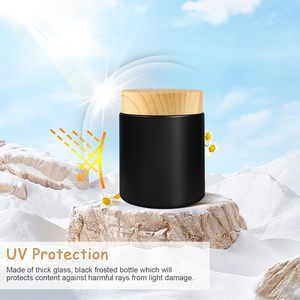 Car Black Luxury Glass Reed <b>Diffuser</b> Aromatherapy Bottles 100ml Screw Cap Eco-friendly Healthy Wood Collar in the Trend - Product Image 5