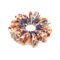 Chouchous en tissu floral élégant Endy Daily Party Accessoires pour cheveux avec couleur passionnée Creative Ponytail Hold
