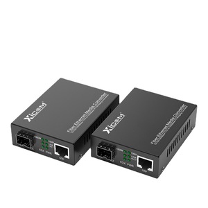 Convertidor de Medios Ethernet de Fibra XICOM 10/100/1000Mbps LC SFP RJ45 UTP Puerto LAN Cableado Transmisión de Fibra Óptica - Product Image 1