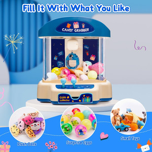 Venta al por mayor pequeña máquina de grúa de garra juguetes de arcade juegos de monedas de felpa Mini máquina de garra para niños - Product Image 5