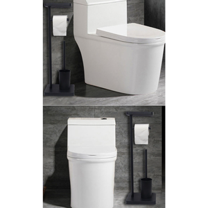 Portarrollos de Papel Higiénico de Acero Inoxidable de 7.9\" X 6.3\" X 26\", Diseño Moderno, Ajustable, Independiente, para Baño, Disponible en Almacén de EE. UU. - Product Image 4