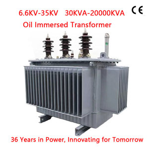 Transformador de Potencia de Fábrica Directo, Fabricante con 35 Años de Experiencia, MV/HV 50kVA 100kVA 315kVA 200kVA 500kVA 630kVA 1000kVA - Product Image 1