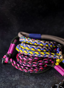 Accessoires pour animaux de compagnie marque privée <span class=keywords><strong>bravecto</strong></span> colliers de chien Paracord corde d'escalade laisse de chien mixte avec mousqueton - Product Image 6