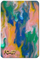 Feuille acrylique à motifs, diffuseur de lumière, améliorant l'intimité, écologique, taille personnalisable, découpe pour la décoration intérieure, séparateur de pièce
