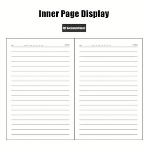 Promotional Handbag Notebook <b>A5</b> Tri-Fold Bag Personalized <b>Notepad</b> With Pen Custom Leather Printed Logo - Product Image 4