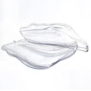 Cubierta de faro para BMW Serie 5 E60 E61 2004-2010, transparente, de policarbonato, izquierda y derecha - Product Image 1