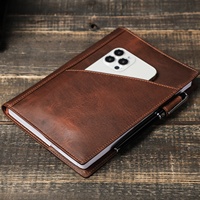 Couverture de cahier en cuir véritable souple A5 B5 personnalisée pochette de couverture biblique en relief pour planificateur de livre CF9043