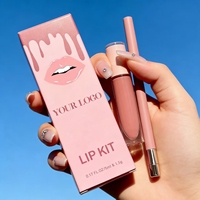 Kit Lèvres en Gros 2-en-1 : Rouge à Lèvres Liquide Longue Tenue, Gloss Végétalien et Crayon à Lèvres – Marque Privée