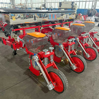 Semoir de maïs multi-rangs pour l'agriculture avec moteur, espacement réglable des rangs de semis, haute productivité