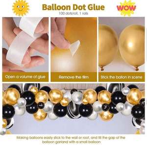 30th 40th 50th Birthday Christmas Party Balloons Decorations Adults Baby <b>Shower</b> <b>Black</b> Glossy Balloon Garland Arch Kit Confetti - Product Image 5