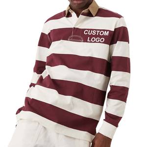 Maglietta da uomo in maglia da Rugby personalizzata da uomo <span class=keywords><strong>con</strong></span> <span class=keywords><strong>Polo</strong></span> da uomo <span class=keywords><strong>con</strong></span> stampa serigrafica <span class=keywords><strong>a</strong></span> manica lunga e <span class=keywords><strong>Polo</strong></span> da uomo - Product Image 1