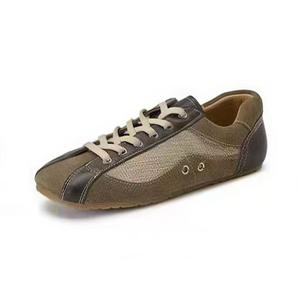 Sheepskin Version ~ 2025 Autumn New Lace-up Casual Trainers Retro Flat <b>Skate</b> <b>Shoes</b> Athletic Runner <b>Shoes</b> - Product Image 5