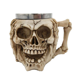 3D สุญญากาศลายหัวกะโหลกหัวผีทำจากสแตนเลสผนังสองชั้นฉนวนกันความร้อน12-24ชั่วโมงสำหรับหลังโรงเรียน - Product Image 6