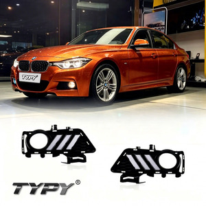 Nueva Luz LED DRL para Automóvil, Luz de Circulación Diurna con Señal de Giro Amarilla, Lámpara Antiniebla de 12V para BMW Serie 3 F30 F35 2013-2019 - Product Image 1
