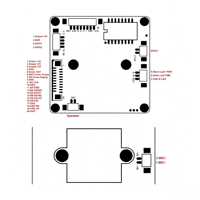 Module de caméra IPC H80 8MP avec capteur CMOS IMX415 4K, carte IP H.265 H.264 PoE pour DWDR 80dB, température de fonctionnement -20°C~+60°C