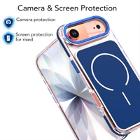 Étui de téléphone magnétique robuste et résistant pour iPhone 17 Air, double couche antichoc, protection mobile
