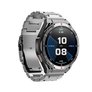นาฬิกาสมาร์ทวอทช์ GPS สำหรับผู้ชาย หน้าจอ AMOLED 1.43 นิ้ว กันน้ำ 3ATM รองรับการโทรผ่านบลูทูธ วัดความสูง/เข็มทิศ/ความกดอากาศ นาฬิกาออกกำลังกายกลางแจ้ง - Product Image 3