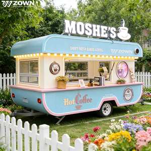 Carrito de Comida Eléctrico Multifuncional, Camión de Comida Rápida con Congelador y Parrilla para Vendedores Ambulantes - Product Image 1