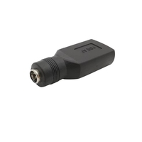 USB zu DC Adapter USB 2.0 Buchse auf 5,5 x 2,1mm Buchse 5V DC Stromstecker Konverter Laptop-Ladegerät Adapter