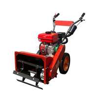 Motoculteur à Essence, Cultivateur de Sol, Laboureuse, Tondeuse à Gazon Automatique, Mini Motoculteur Thermique pour Herbe