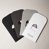 Estsol – Emballage individuel rigide en papier avec impression de logo personnalisé pour foulards, chaussettes et lingerie – Vente en gros