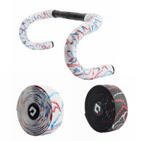 Cinta de manillar de ciclismo ODI colorida, antideslizante, profesional, para bicicleta de carretera, con tapones de extremo, accesorio duradero y cómodo