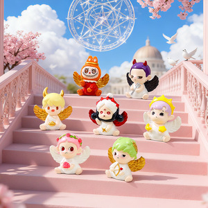 Mới mười hai chòm sao Thiên thần dễ thương hợp thời trang cặp mù hộp bức tượng hoạt hình nhựa Đồ trang trí máy tính để bàn cảm thấy freetodiyasyoulike - Product Image 4