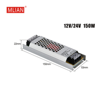 Transformateur industriel silencieux 400W Ultra-mince de bande de LED DC-DC AC DC 12V 5A 60W alimentation à découpage d'unité linéaire à tension constante