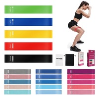 Bandes de Résistance pour Exercices, Lot de 5 Mini Boucles en TPE pour Entraînement à Domicile, Vente en Gros, Fournisseur OEM Personnalisé