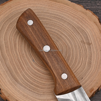 Ensemble de couteaux de chef et de boucher en acier inoxydable forgé, écologiques, personnalisés, de haute qualité, 2 pièces, manche en bois original, couteau de cuisine pour la viande