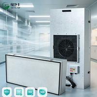 Unité de filtration à ventilateur FFU H13 H14, module de plafond pour salle blanche, hotte à flux laminaire, faible bruit, longue durée de vie, contrôle de vitesse réglable