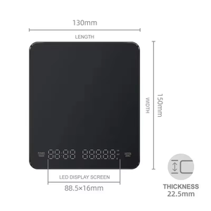 Battery Features Weight Measuring Function Food Scale Kitchen Rechargeable 3 kg <strong>Digital</strong> Kitchen Coffee Scale with Timer - Product Image 4