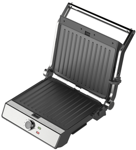 Grill à Contact électrique avec minuterie et contrôle de la température, machine à sandwichs à quatre plaques détachables, revêtement <span class=keywords><strong>mon</strong></span>-stick - Product Image 2